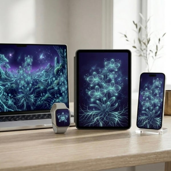 Luminous Garden - Wallpaper Pack