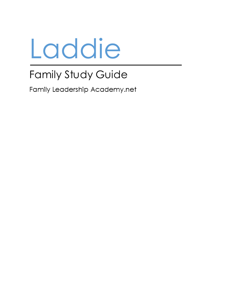 Laddie Study Guide