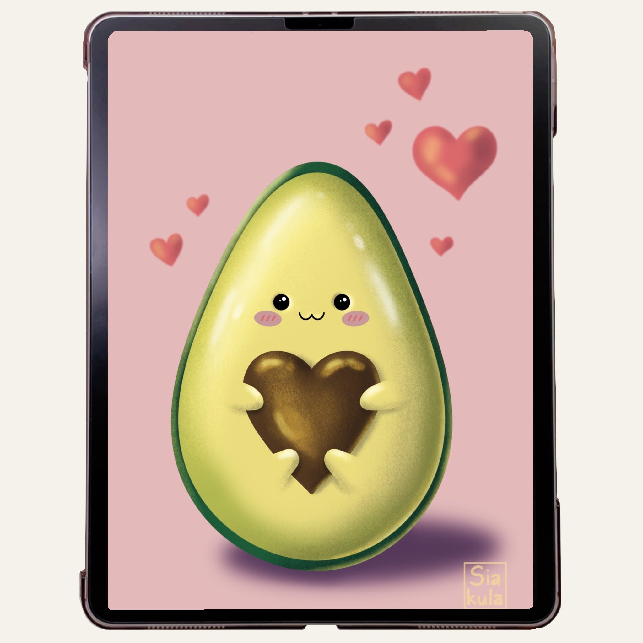 Cute Avocado drawing tutorial Siakula