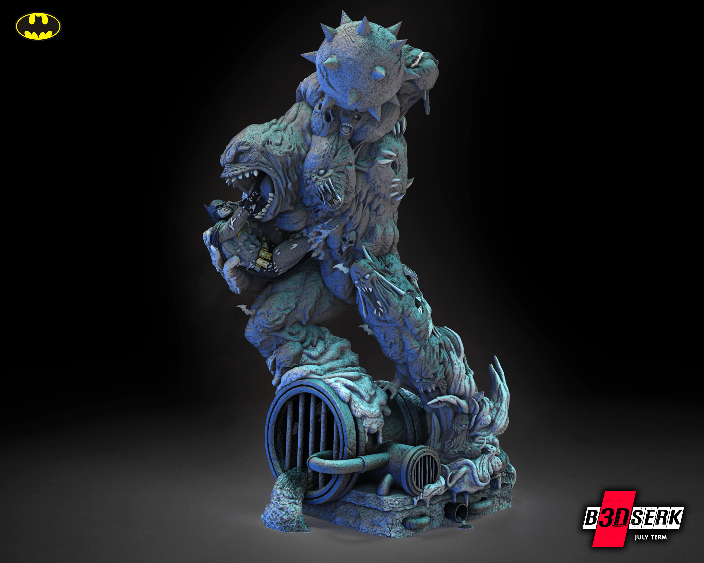 B3DSERK June term 2023: Clayface Sculpture 1/6 ready for B3DSERK June term 2023: Clayface Sculpture 1/6 ready for