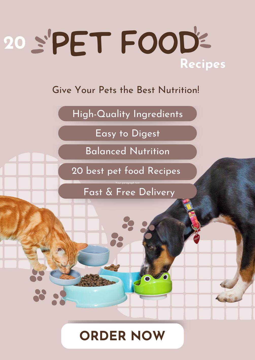20 Healthy pets food recipes