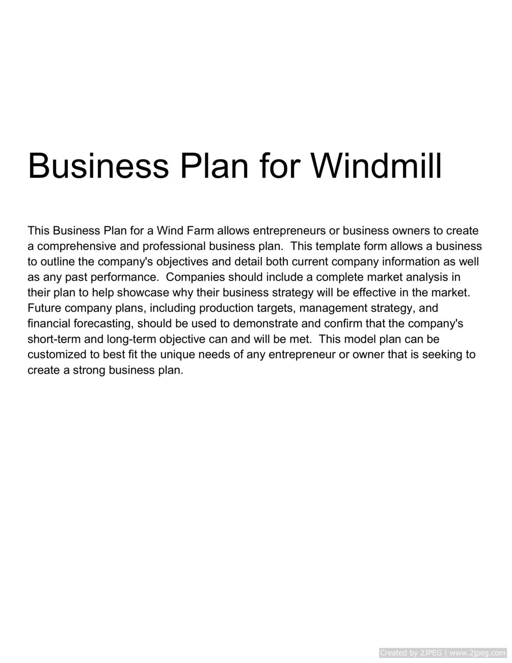 business-plan-for-windmill