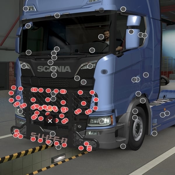 [bull bar tuning part] Scania NG NEW hypro bullbar V3 (SUPER sign) black edition by WC007 D3SIGN