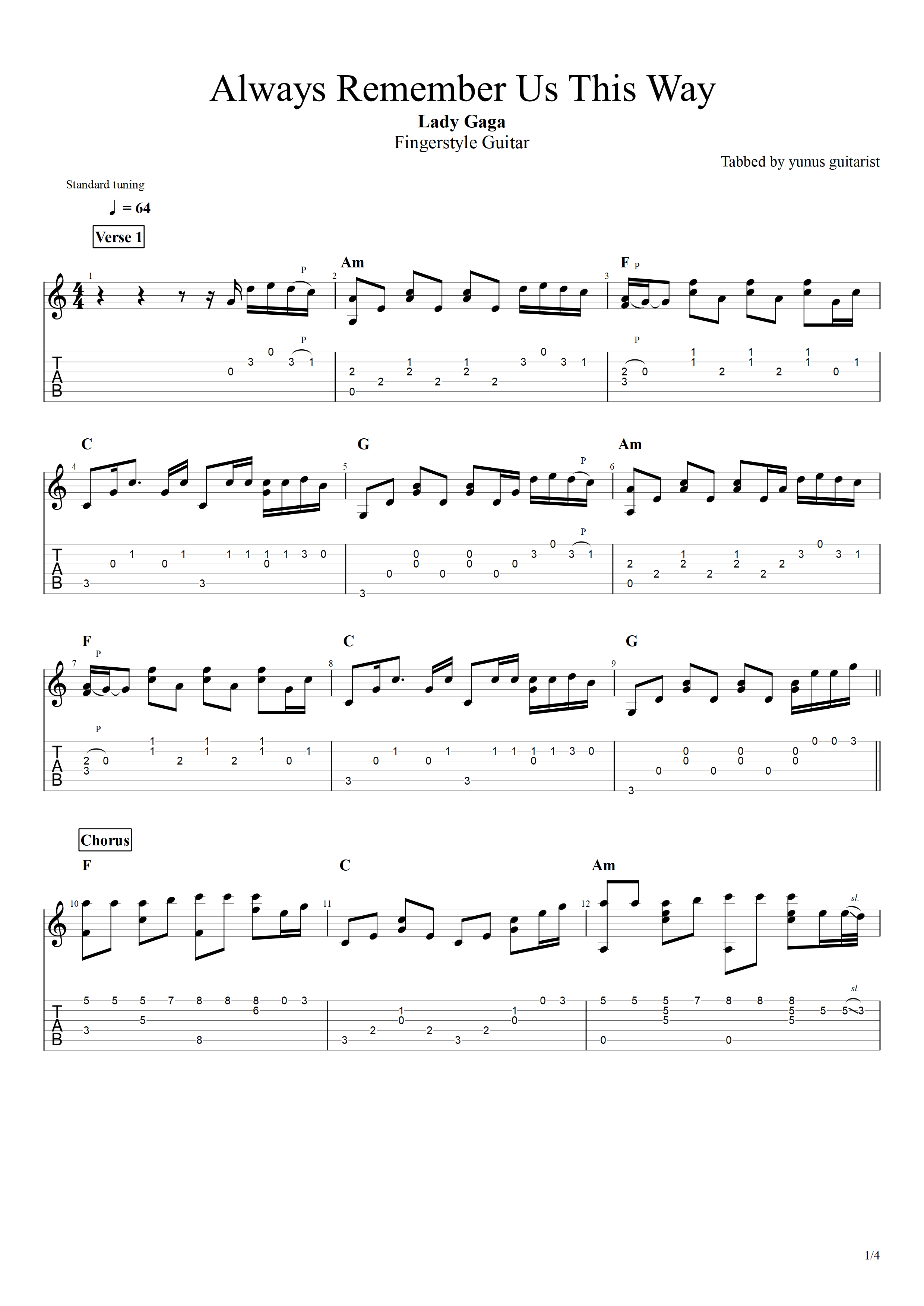 Always Remember Us This Way Lady Gaga