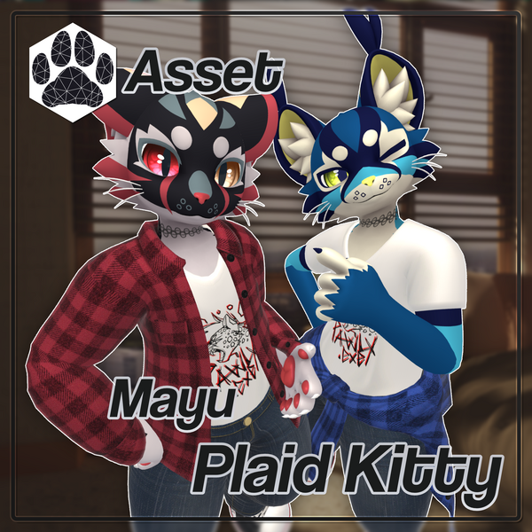 Mayu Plaid Kitty [VRChat]
