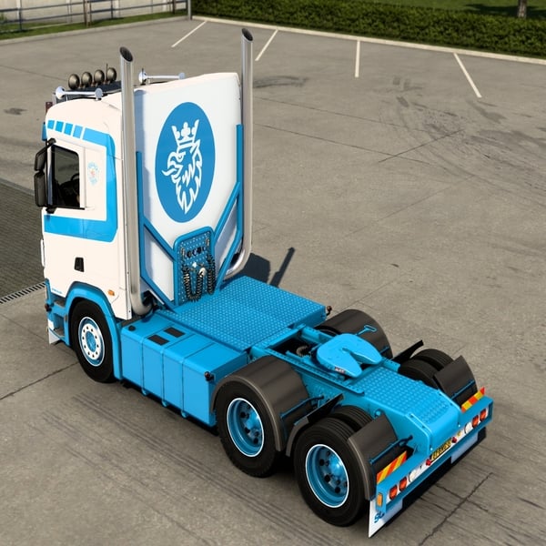 ![Truck mod]! Scania NG V8 P.B. KOK, Inter Freight truck by WC007 D3SIGN