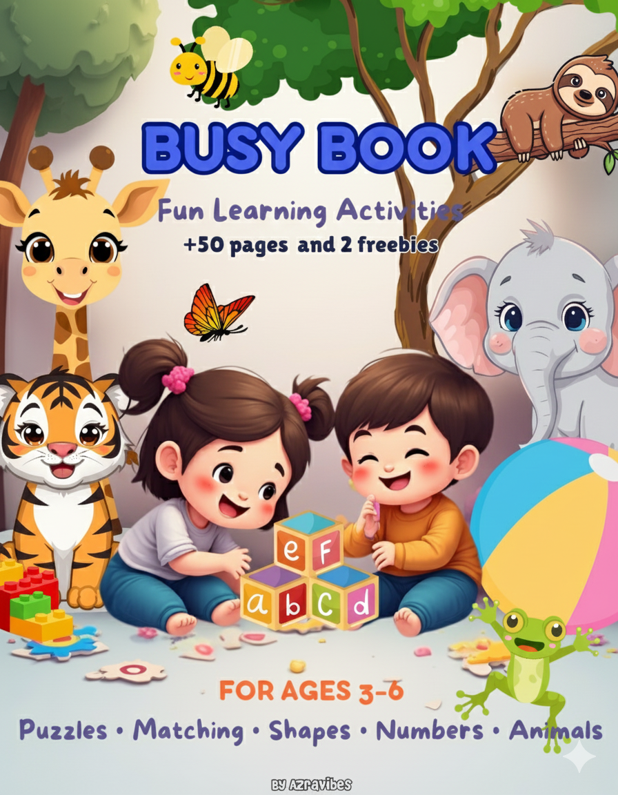 Busy Book for Toddlers & Preschoolers