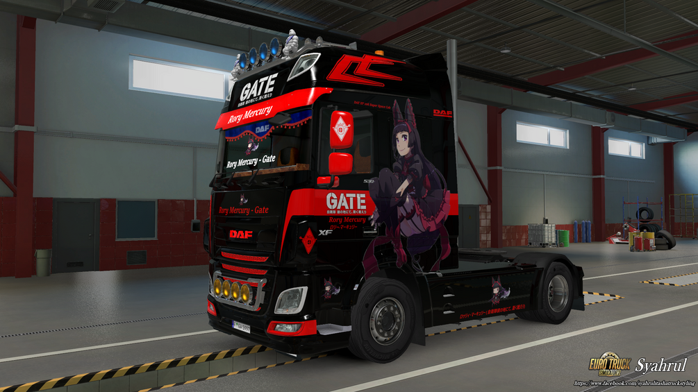 [ETS2] DAF XF 106 Rory Mercury | Gate Skin by Syahrul Itasha Truckstyling 痛トラック