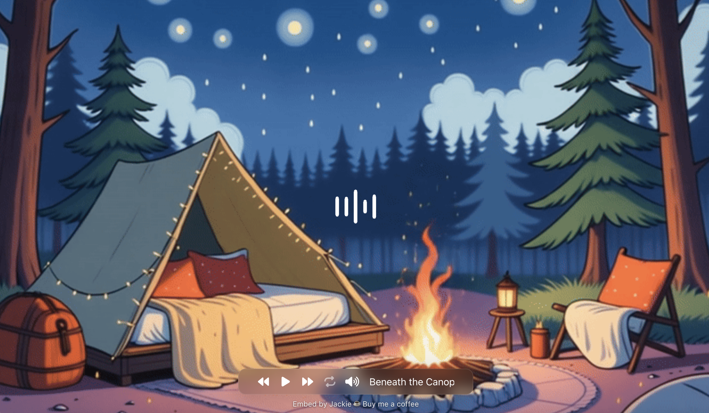 Whispers In The Wood Ambience Widget | Embed By Jackie