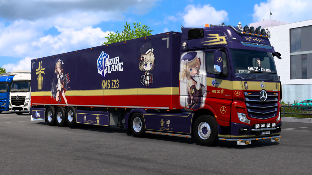 [ETS2] KMS Z23 | Azur Lane [Combo Skin] by Syahrul Itasha Truckstyling 痛トラック