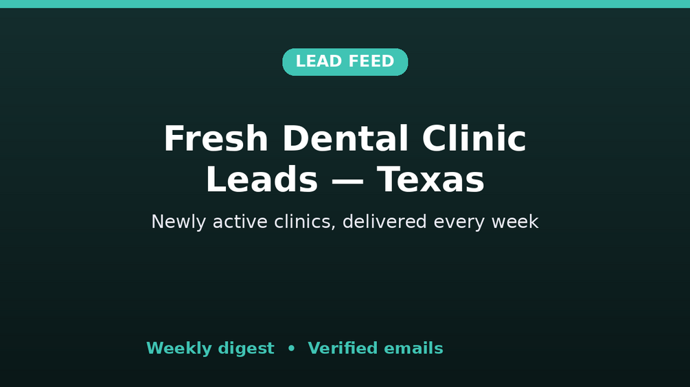 Dental Clinic Prospecting cover