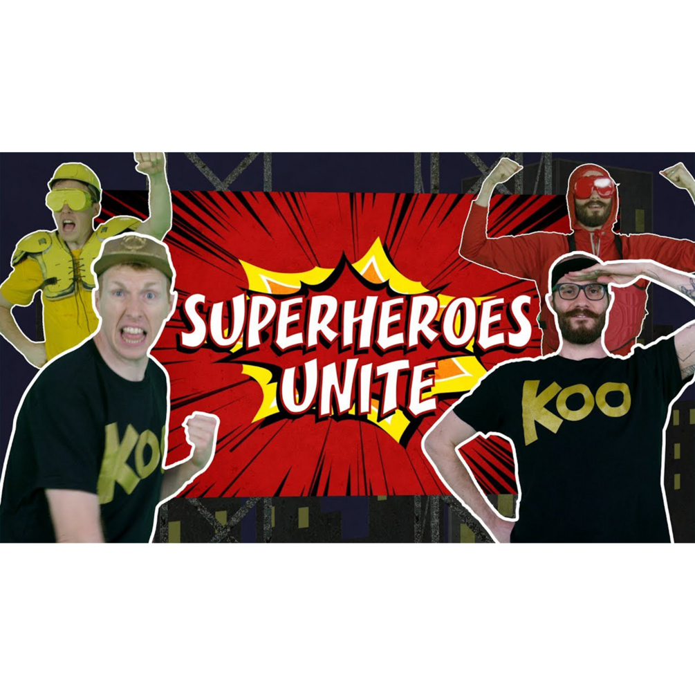 Superheroes Unite Dance A Long Video