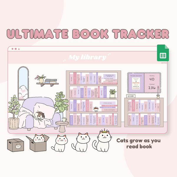 The Ultimate Book tracker 🩷