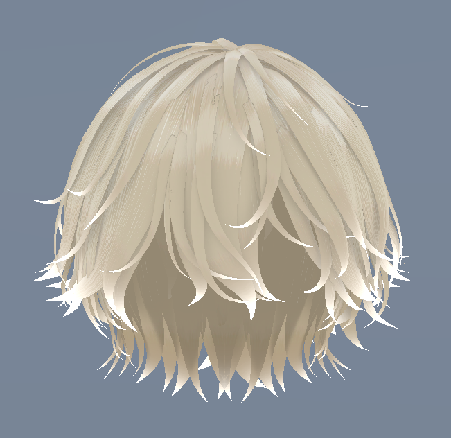 Short Fluffy Hair (FREE VRChat Asset)