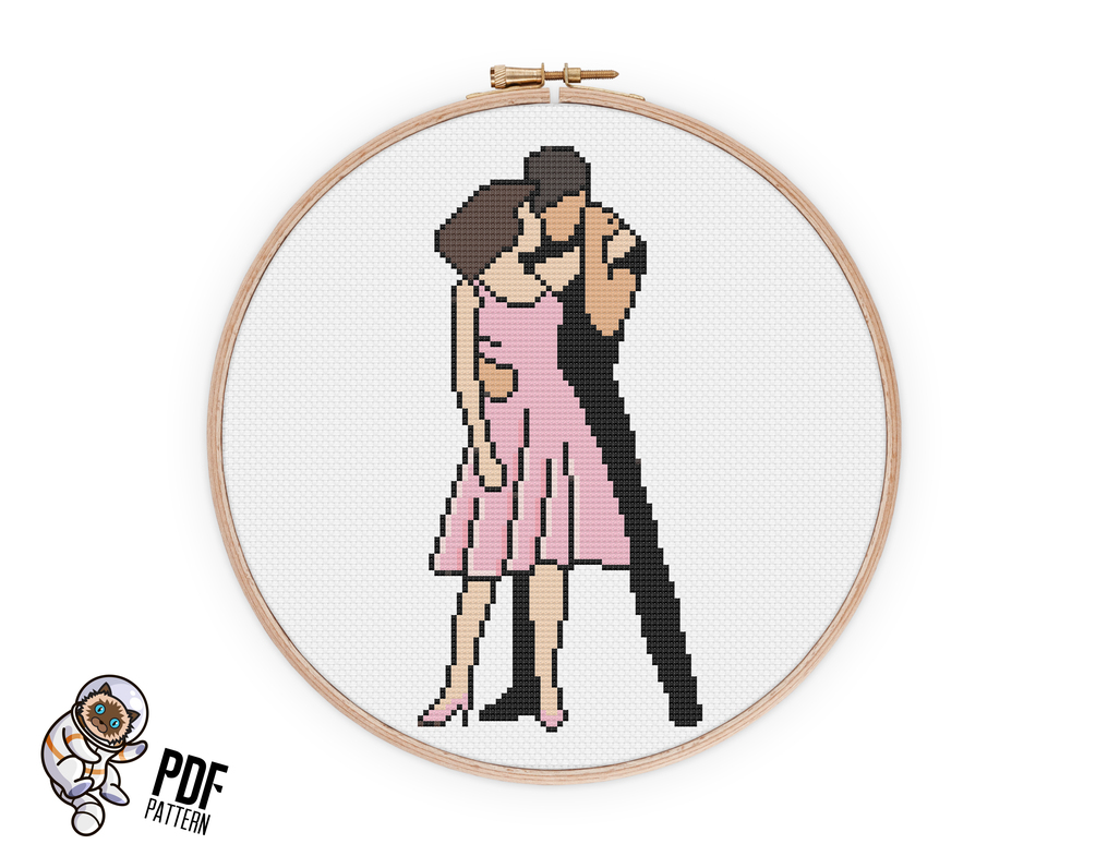 Dirty Dancing cross stitch frame / BeStitched