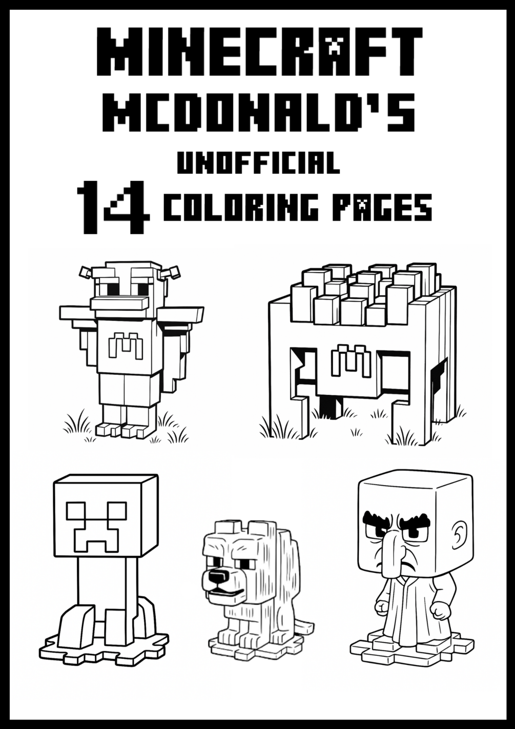14-printable-cute-unofficial-minecraft-mcdonalds-colouring-pages-for