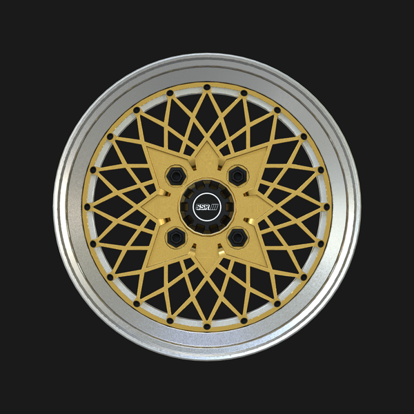 SSR Formula Mesh Wheel 3D Model