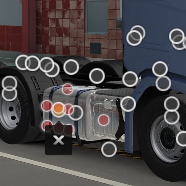 *[tank tuning part] Scania NG painted|chrome tanks by WC007 D3SIGN