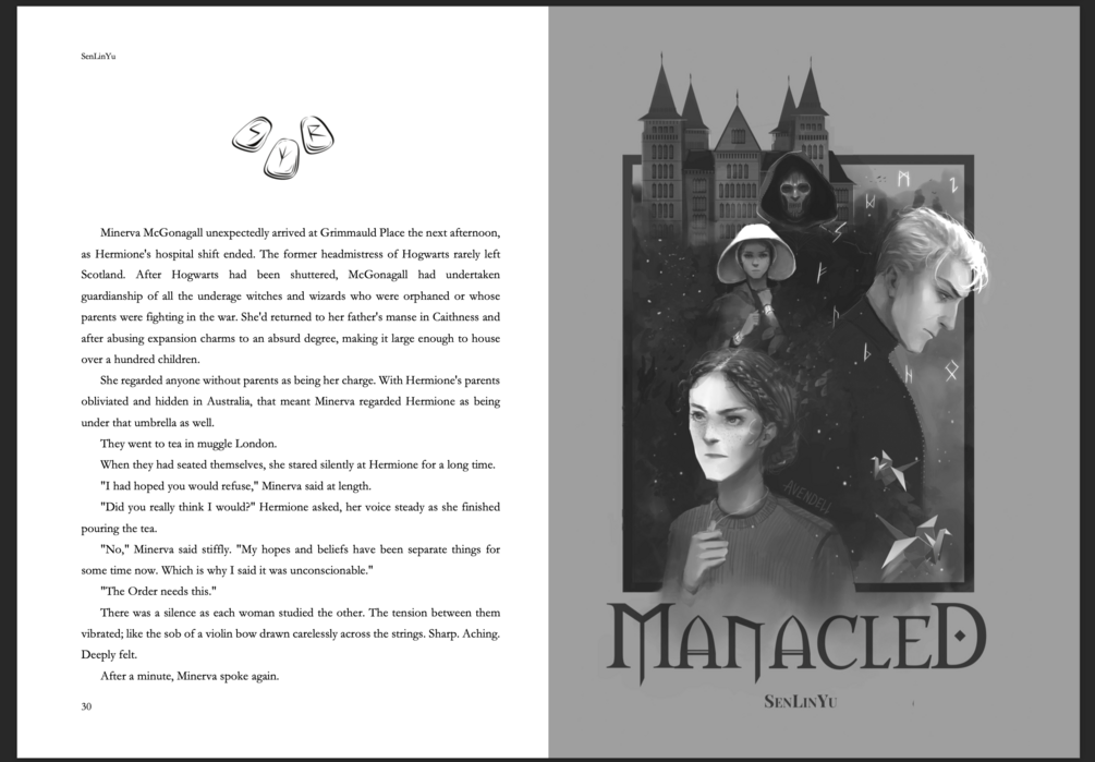 Manacled vol. 2 by SenLinYu [typeset, backs upside down]