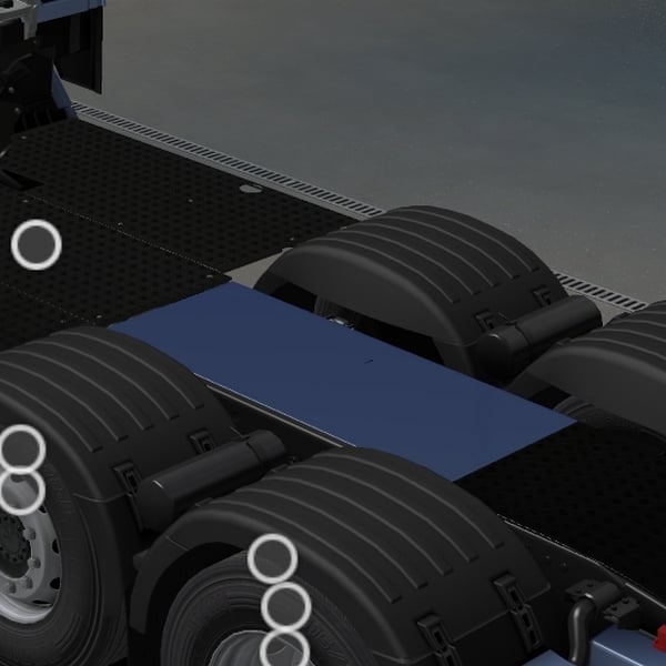 *[covered tuning part] Scania NG middle chassis cover by WC007 D3SIGN