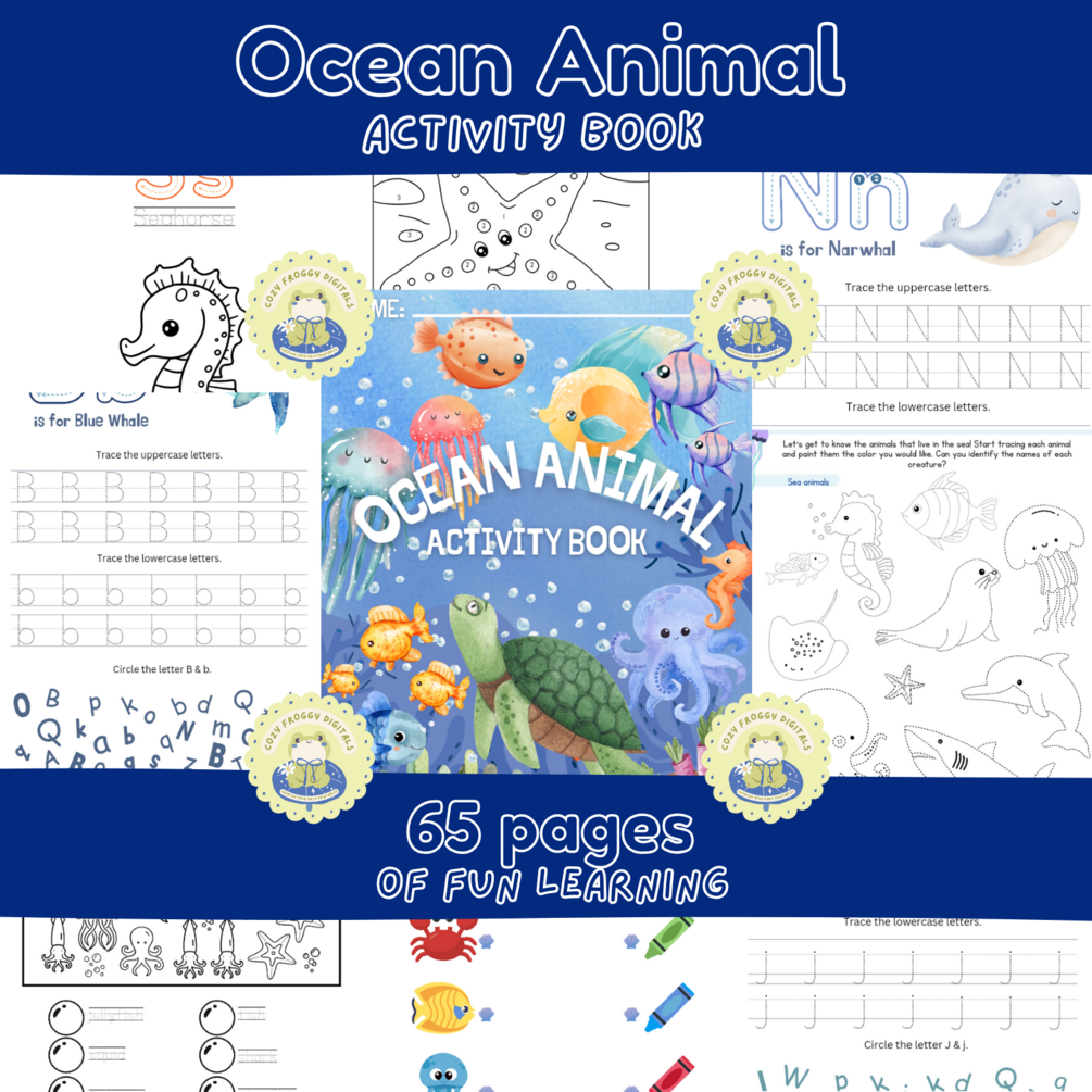 Ocean Animal Activity Book
