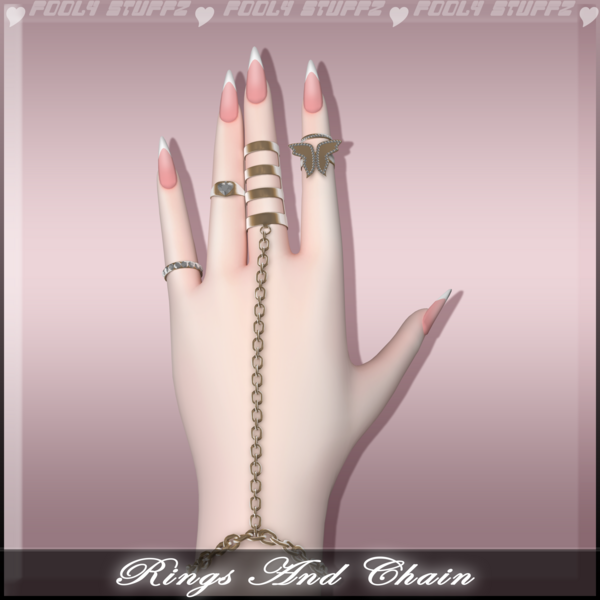 ❥-┊ Rings And Chain┊ Commercial Use