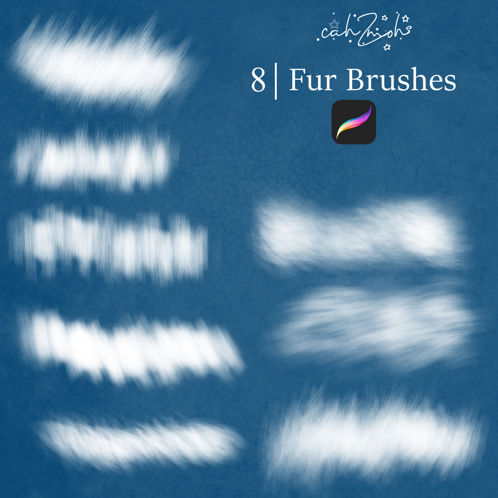 Fur Brushes for Procreate
