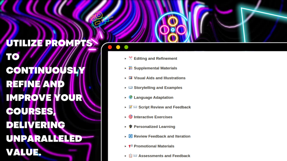 CourseCraft The Interactive Video Course Creator GPT4 Prompts Collection