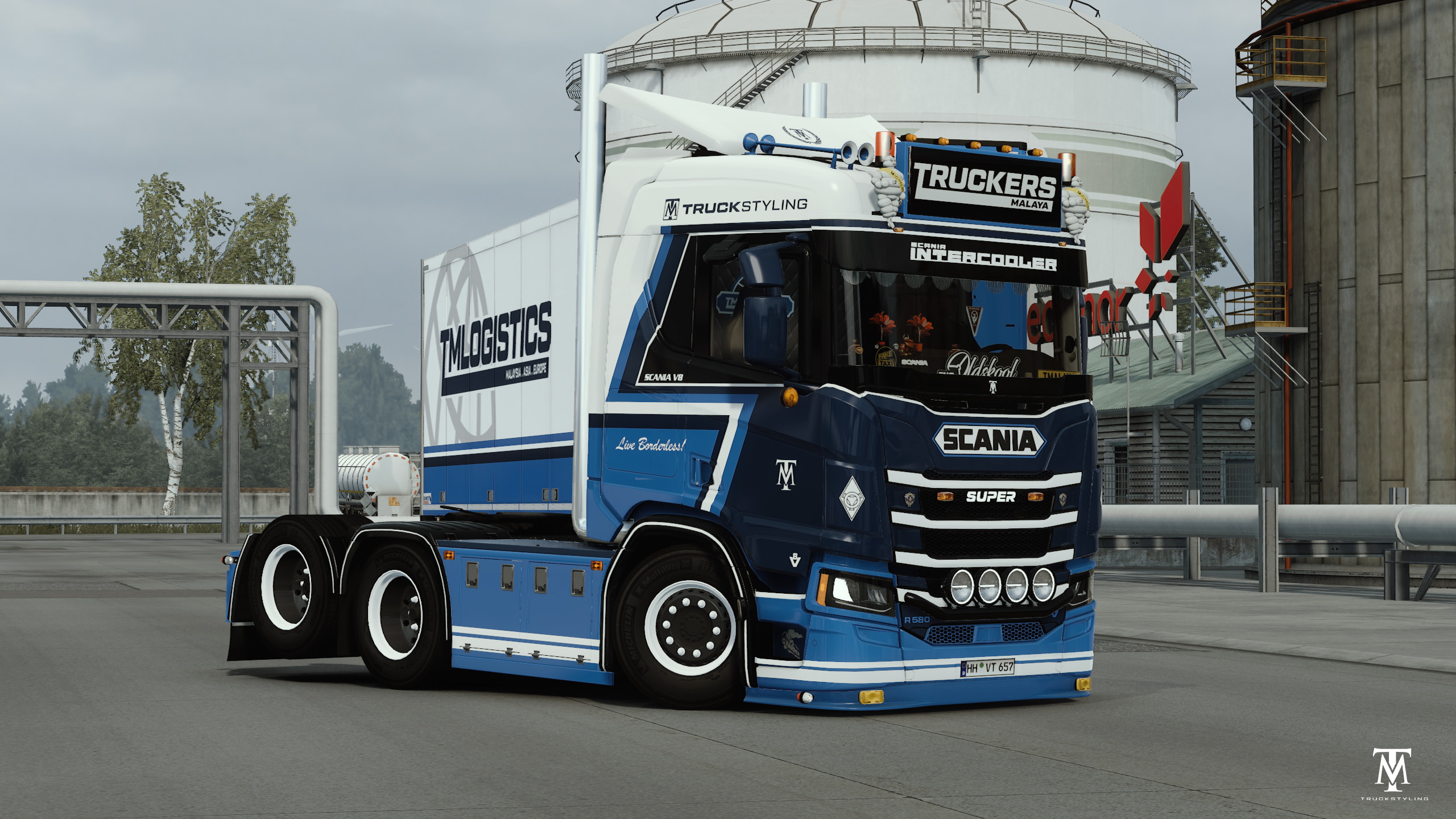 Early Access ETS2 TM Scania R S Next Gen 2016 Skin Pack Glossy 