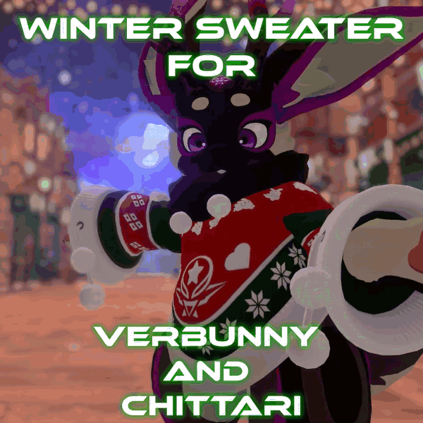 Winter Sweater - Verbunny and Chittari (VRChat - PC ONLY)