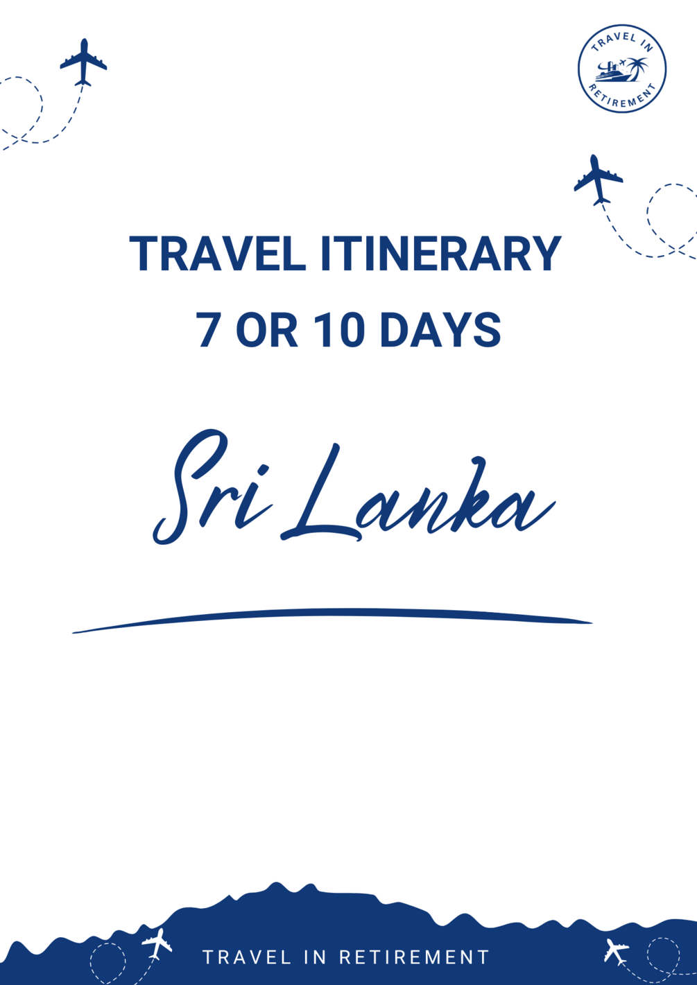 Travel itinerary sri lanka