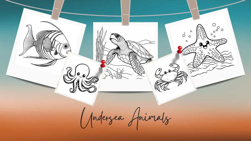 Printable Undersea Animals Coloring Pages