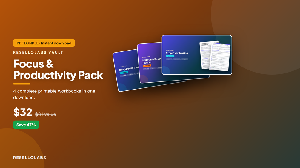 Focus & Productivity Pack