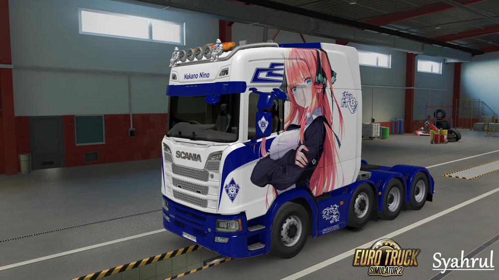ETS2 | Nakano Nino Skinpack For Scania R & S Next Gen & Scania RJL Mod by Syahrul Itasha Truckstyling 痛トラック