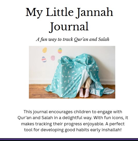 My Little Jannah Journal Preview