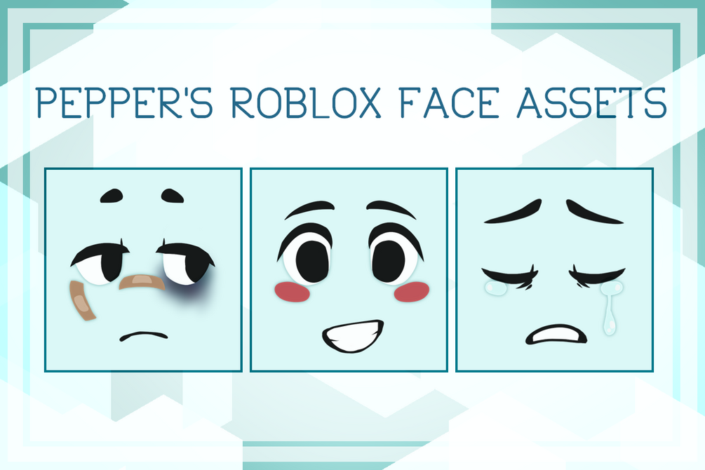 Pepper's Roblox Face Assets: Ver 1.0