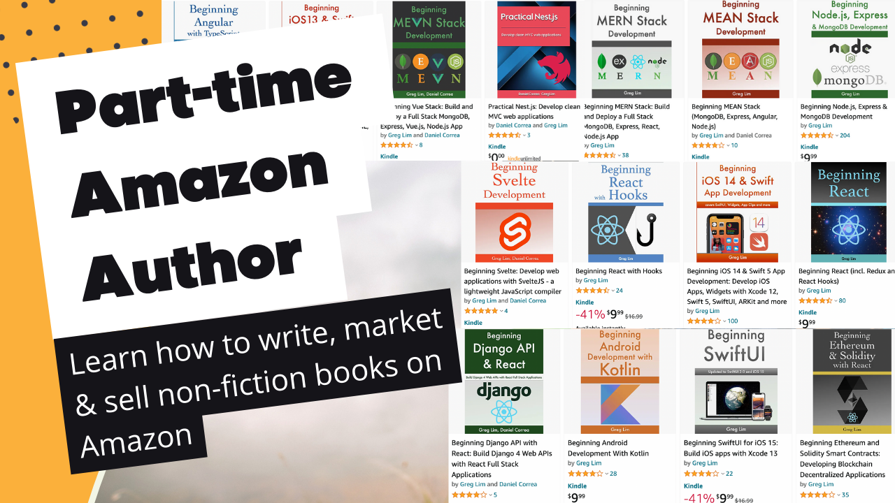 Part-Time-Author: Learn how to write, market and sell non-fiction