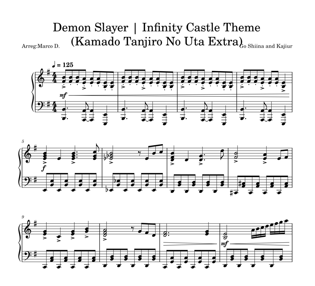 Demon Slayer | Infinity Castle Theme (Kamado Tanjiro No Uta Extra ...