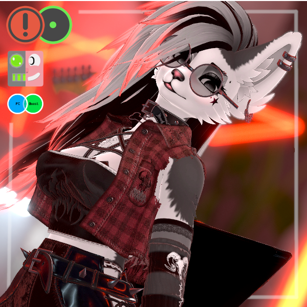 Lyka the String Shredder | Female/Femboy | PC + Quest + Opti | VRCFT & VRCFury