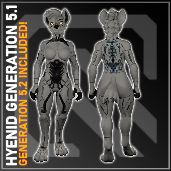 Quantum Robotics Hyenid Generation 5.1 (Texture Overlay) [5.2 NOW INCLUDED!]
