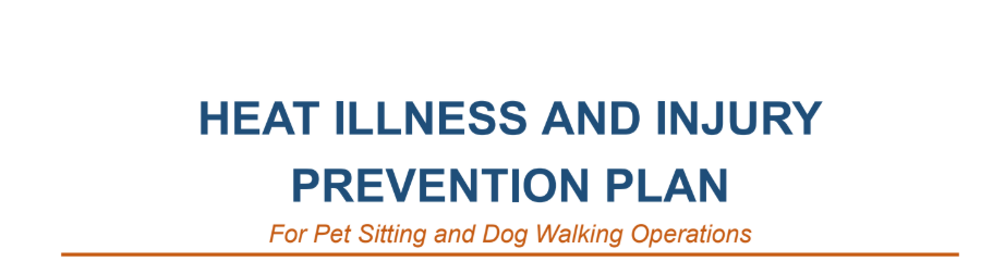Heat Illness and Prevention Plan cover preview