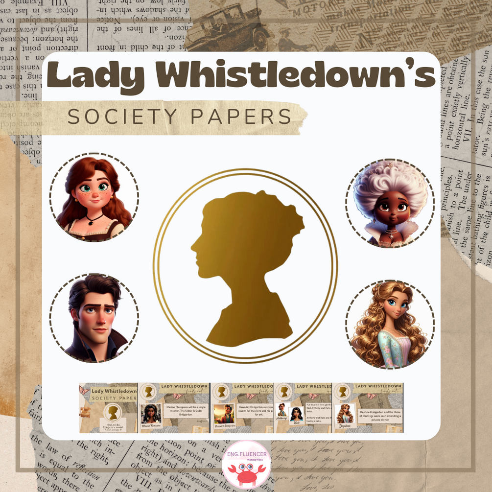 Lady Whistledown's society papers.