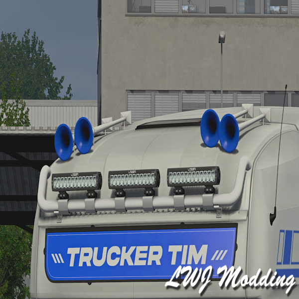 [ETS2] Painted Air Horns by L.W.J Modding