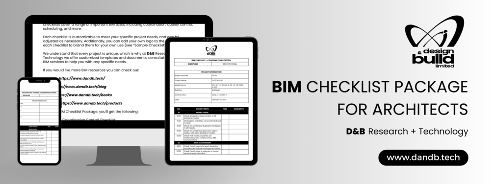 BIM Checklist Package for Architects