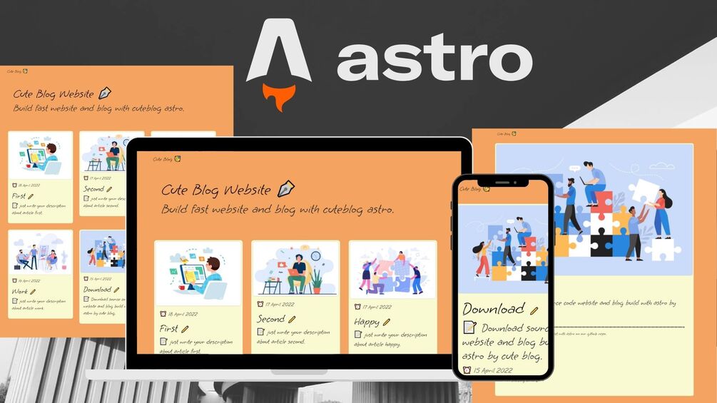 astro blog themes template