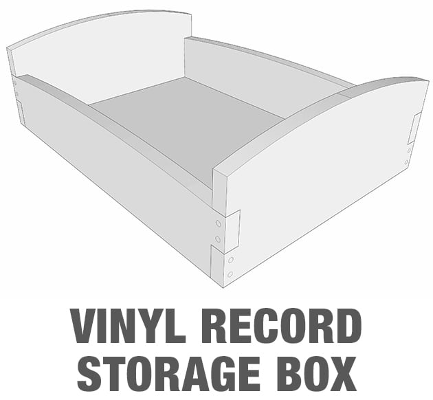 Vinyl Record Storage Box Plans