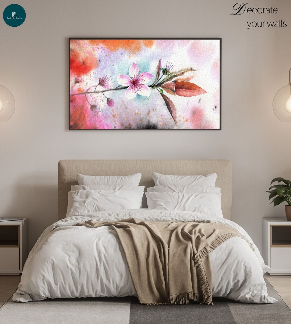 Impression Sur Toile Magnolia 16x20 - Décoration Murale Florale Contemporaine Par Twisted R Design