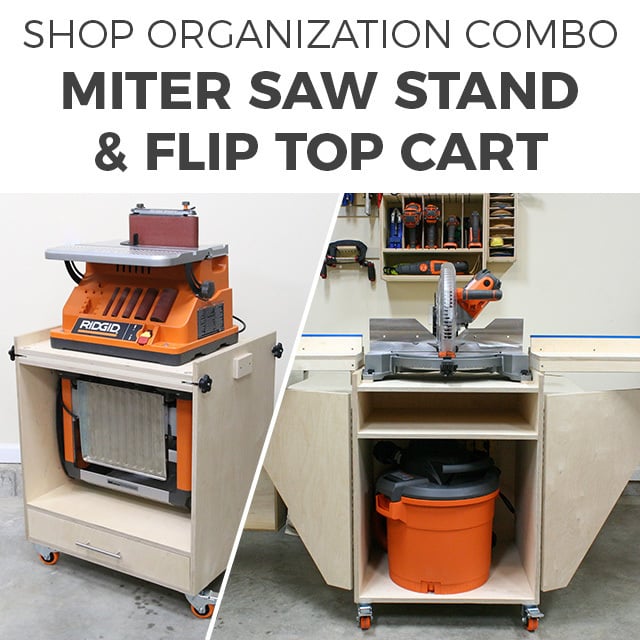 Flip Top Mobile Tool Stand