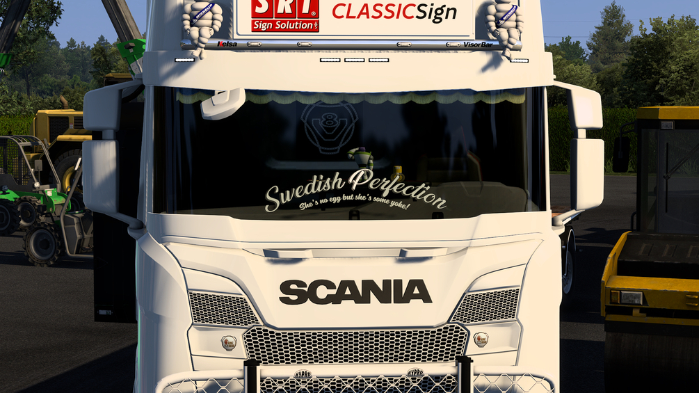 [ETS2] 'Swedish Perfection' Windscreen Sticker