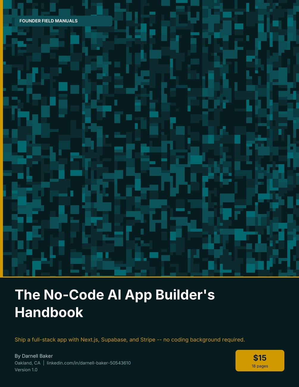 The No-Code AI App Builder's Handbook cover